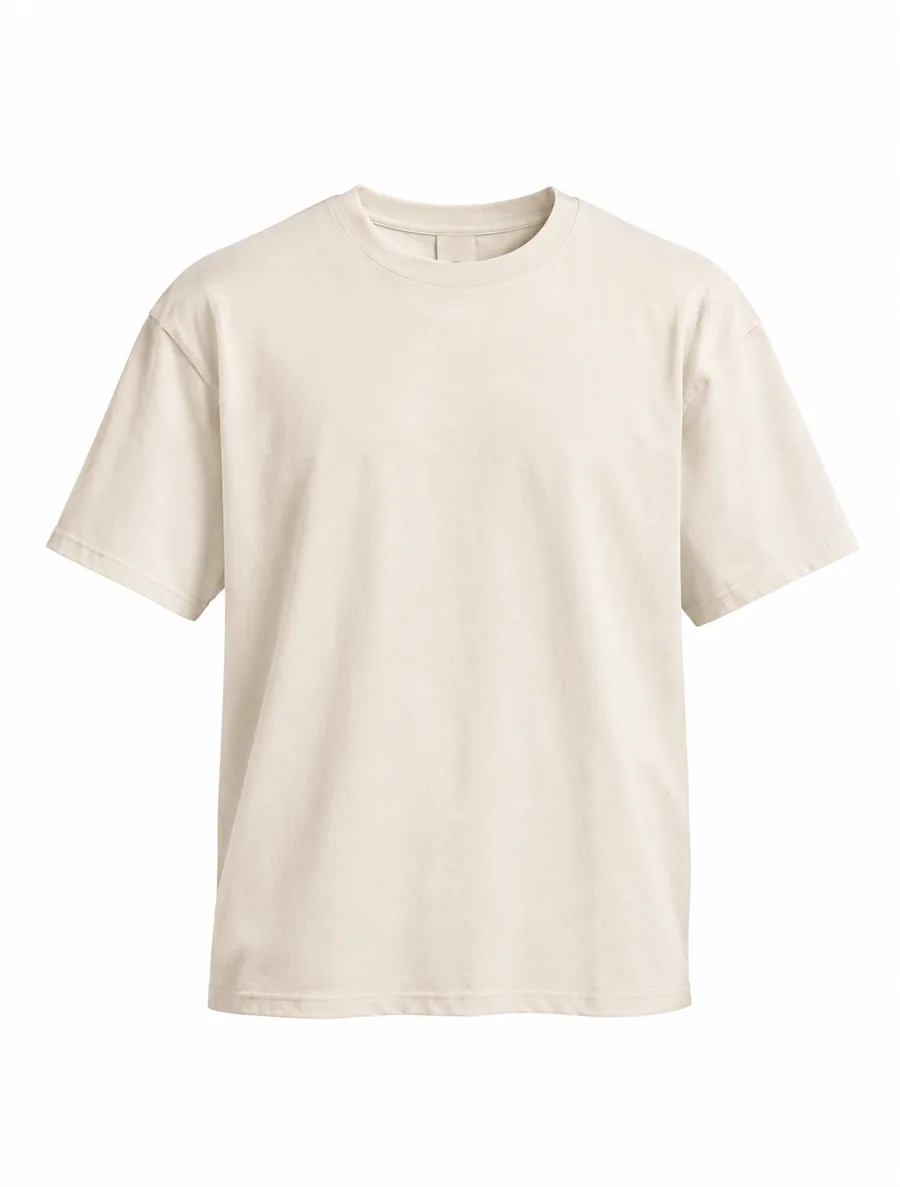 Polera oversize color crudo